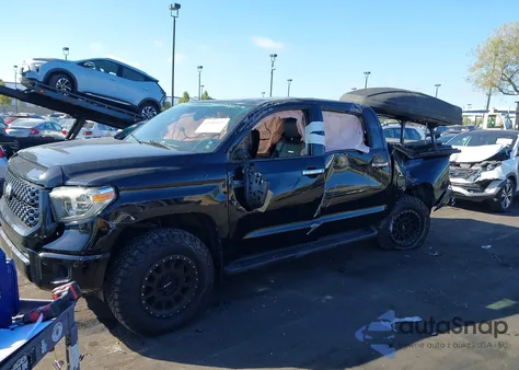 2019 Toyota Tundra Platinum 5.7L V8 z USA, uszkodzony, nr VIN 5TFAY5F11KX814257